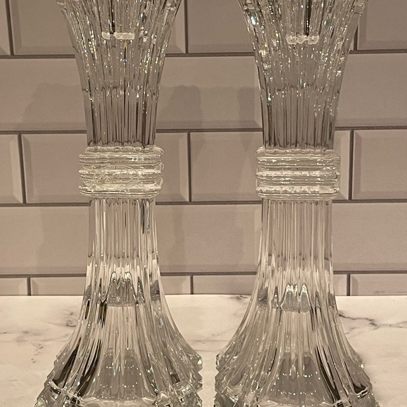 Royal Gallery Of Crystal Candle Holder Set - Picture 1 of 6